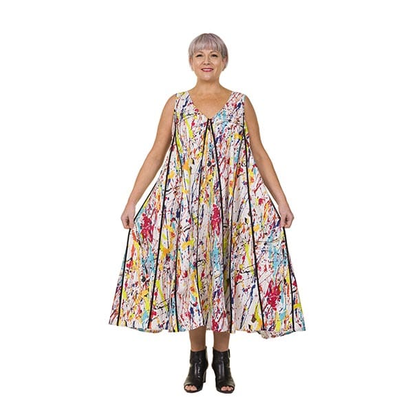 MADELEINE-CHARLES-pollock-print-multicolour-dress-copyright-ArtistryLtd-idaretobe-8256B