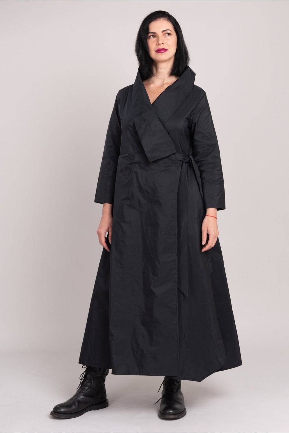 Igor Dobranic Black Michigan Wrap Dress | i dare to be display picture 3