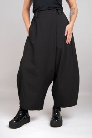 Black Cross Panel Trouser 