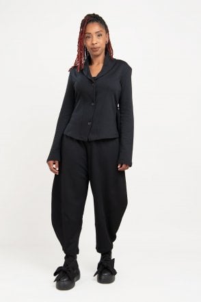 Black Jersey Jacket 