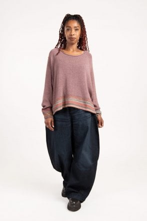 Crystal Stripe Pullover