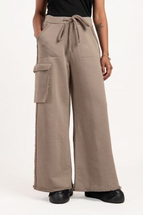 Taupe Cotton Trousers 
