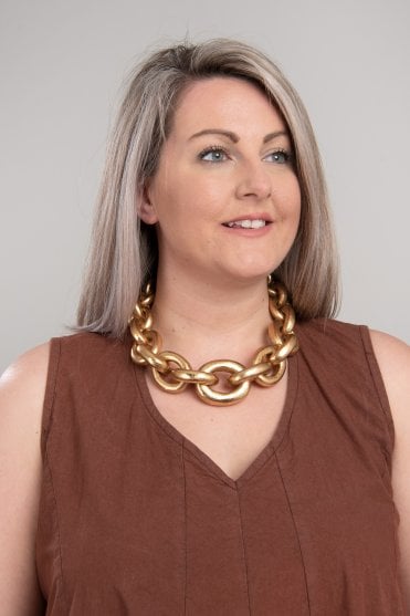 Acacia Gold Link Necklace