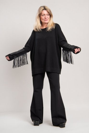 Black Bretagna Cashmere Pullover