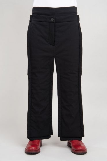 Black Architectural Trousers