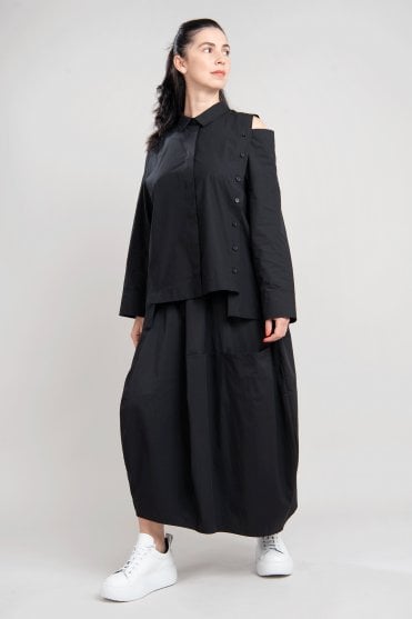 Black Cotton Shirt