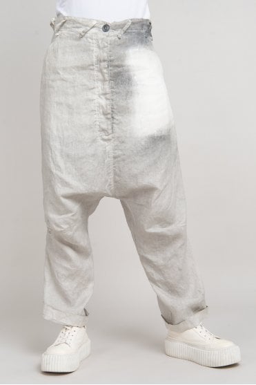 Moon Pigment Linen Trousers