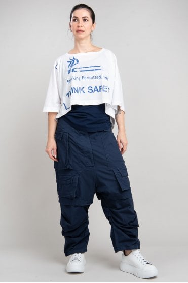 Semi-bleach/Royal Print T-Shirt