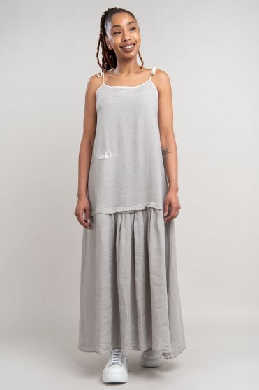 Grey Linen Dress