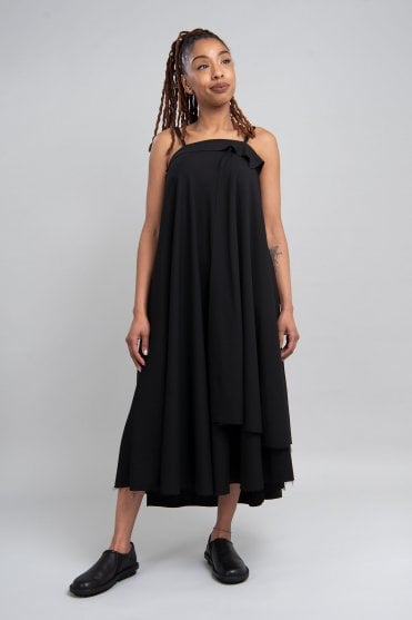 Black Garberdine Dress