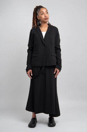 Black Garberdine Jacket