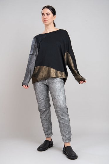 Mix Metallic Sweatshirt