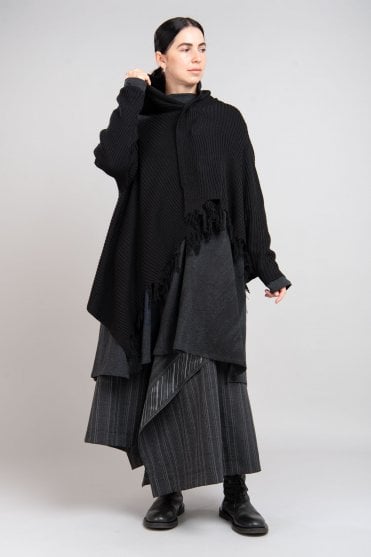 Black Knit Cardigan 