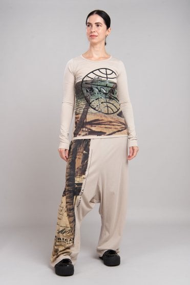 Sand Waikiki Print T-Shirt