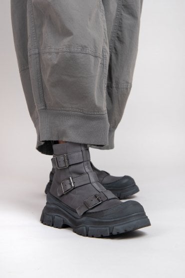 Grey Ankle Boots