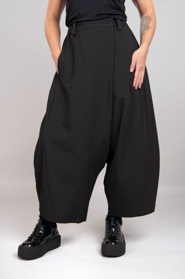 Black Cross Panel Trouser 