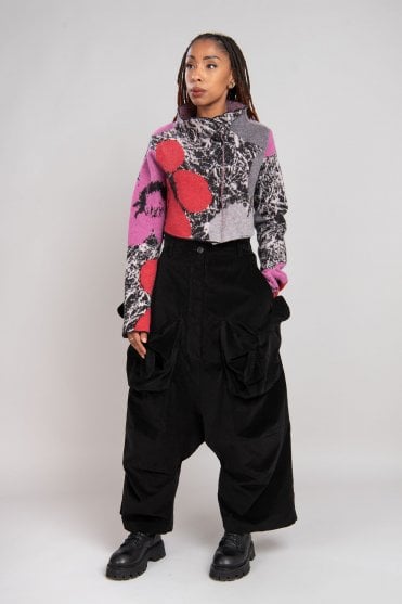 Black Velvet Trousers