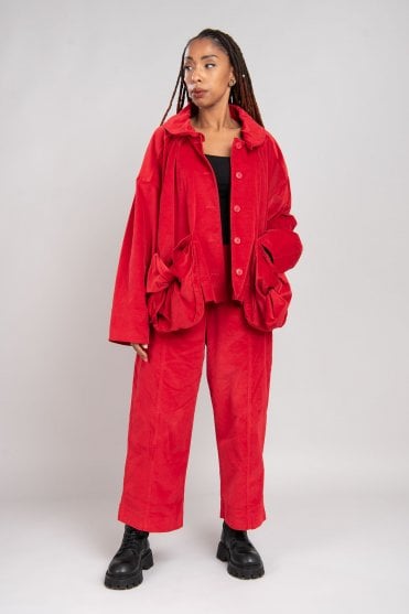 Rose Velvet Trousers