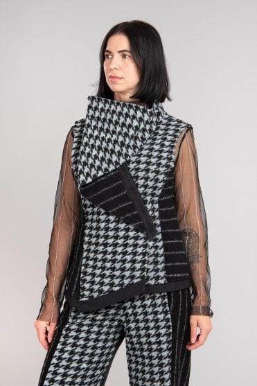 Lyric Check Waistcoat