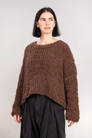 Brown Wool Pullover 