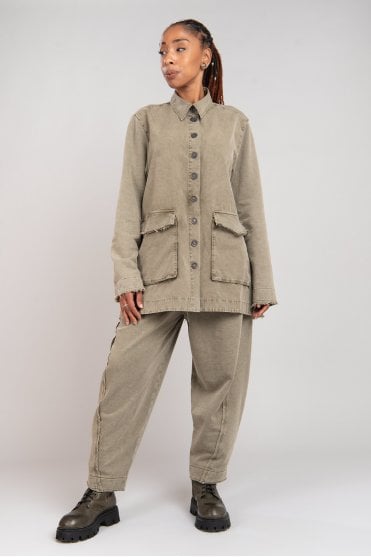 Military Jersey Jacket 