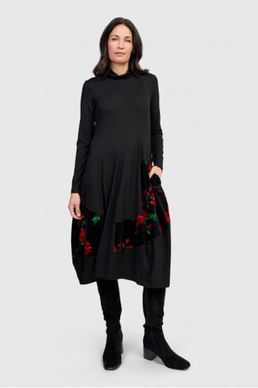 Black Velvet Dress