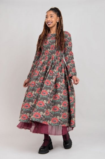 Miranda Cotton Print Dress