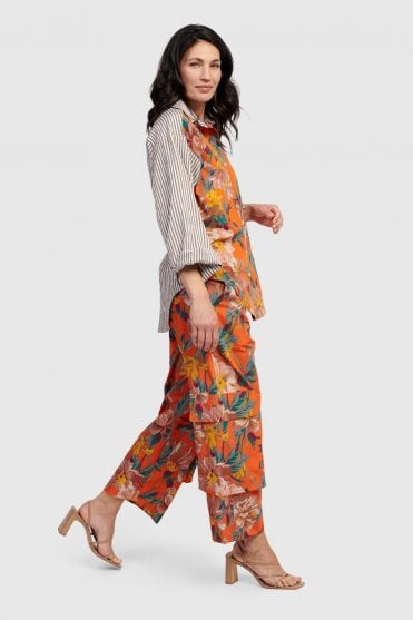 Floral Crop Trousers
