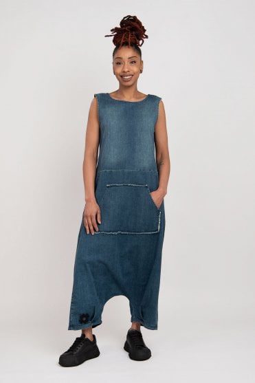 Blue Denim Jumpsuit