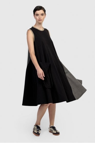 Urban Abstract Colour Block Dress 