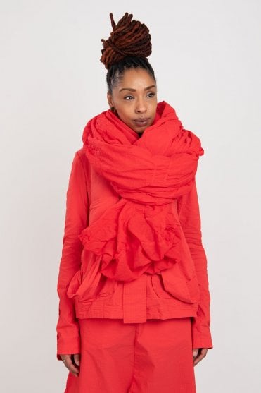 Ketchup Cotton Voile Scarf