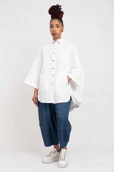 Urban White Cocoon Shirt 