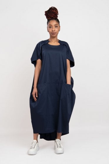Marine Kaftan-Dress