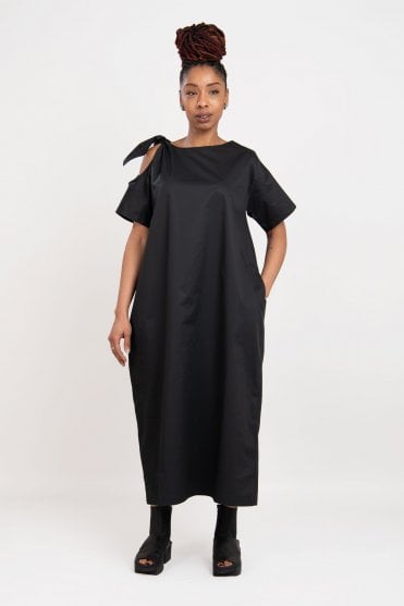 Black Cold Shoulder Dress