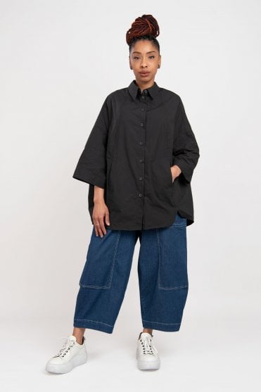 Urban Black Cocoon Shirt 
