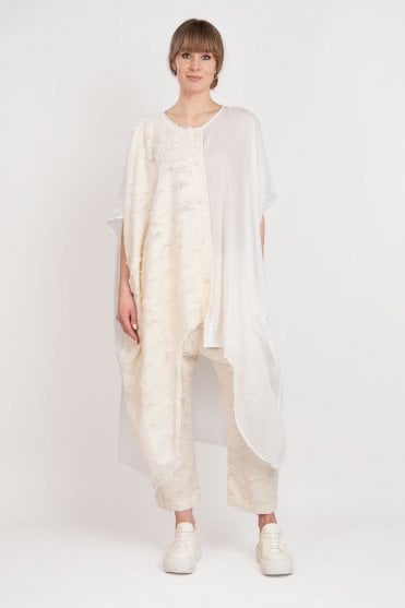 Off White Oversized Tunic