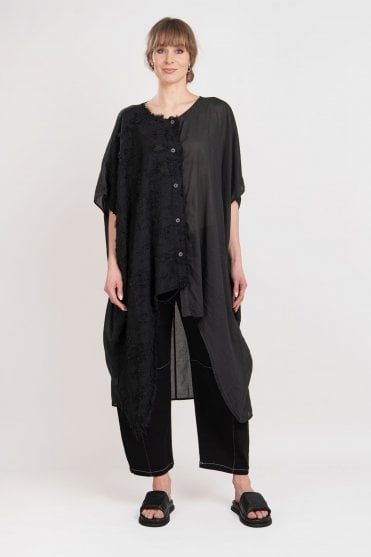Black Oversize Tunic