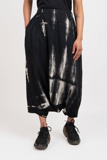 Black Hand Dye Trouser 