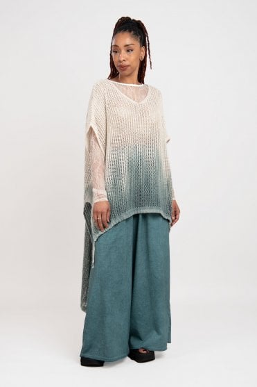 Sand Shell And Tiffany Marine Pullover 