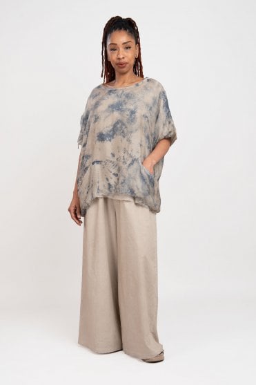 Sand Shell Oversized Top