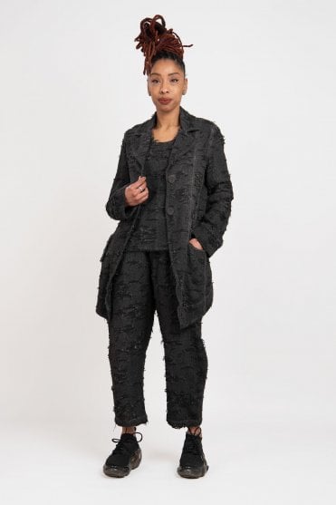 Black Textured Cierto Jacket