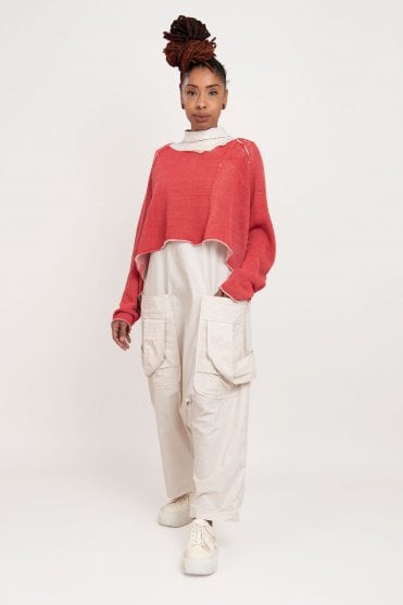 Ketchup-Marshmallow Pullover