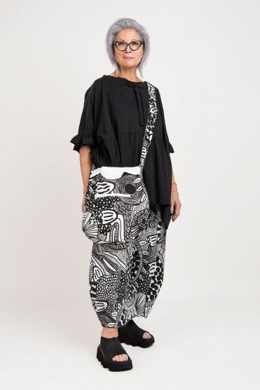 Black Print Bag