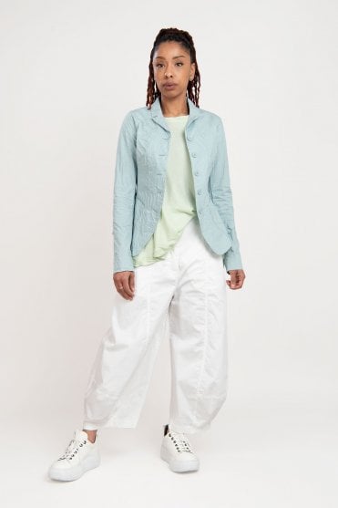 Mint Poplin Print Jacket 