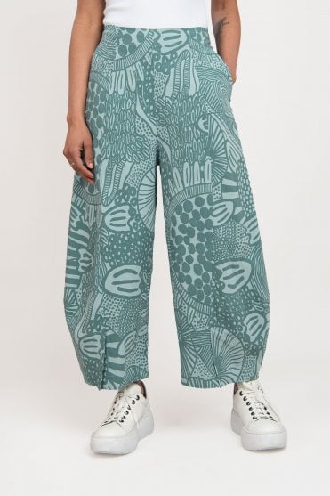 Grass Print Trousers
