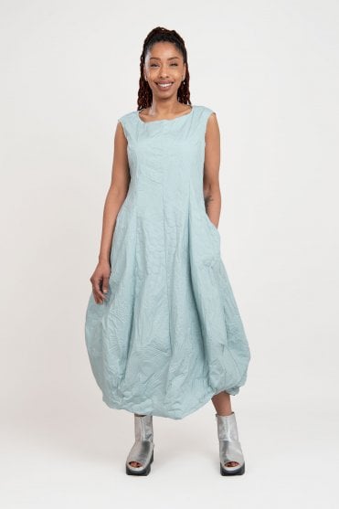 Mint Poplin Print Dress