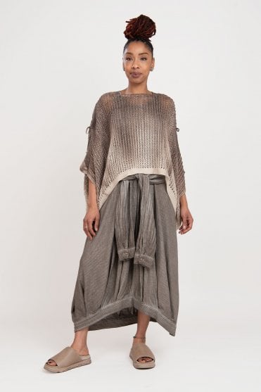Sand Shell And Tabacco Spray Pullover 