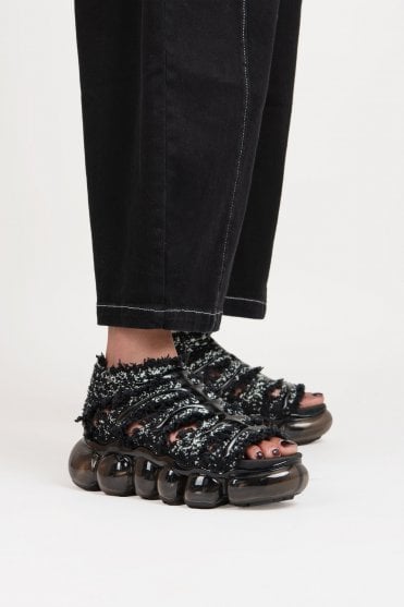 Black Jewelry Goopie Sandals