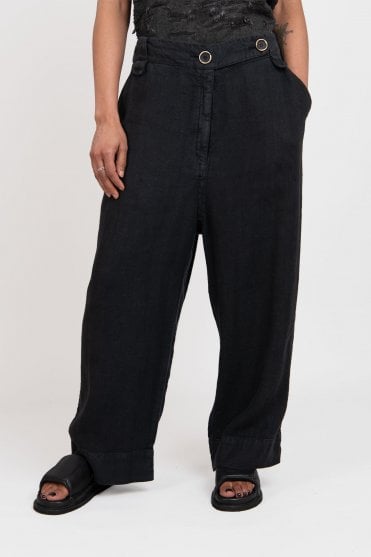 Off-Black Buche Trousers