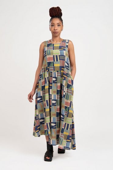 Silk Printed Dress